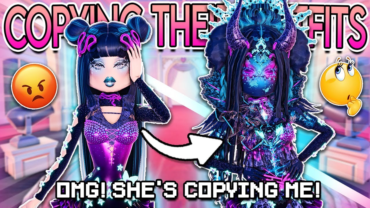 COPYING OUTFITS but MAKING THEM BETTER in DRESS TO IMPRESS!! (Roblox)