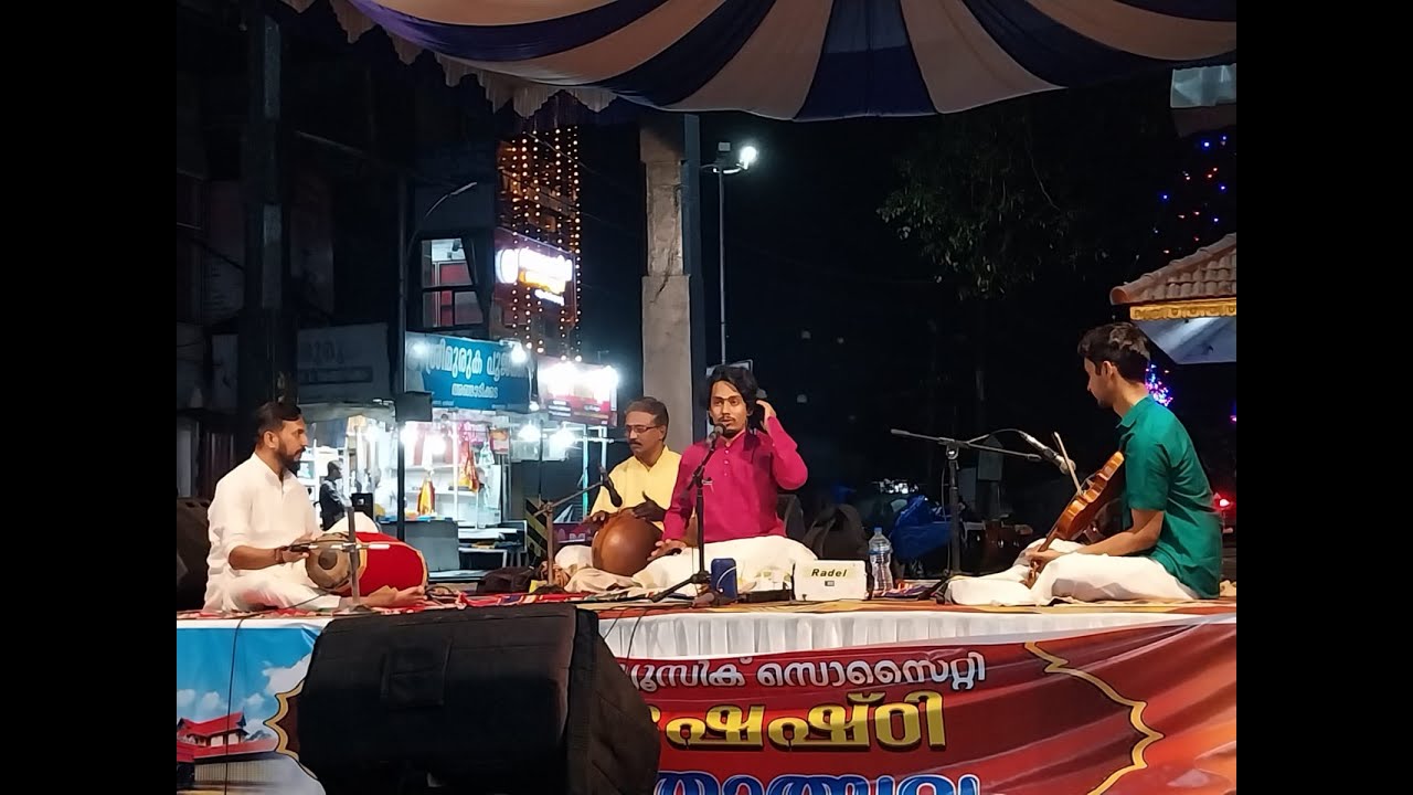Ramanath Unnikrishnan's concert on 23-10-2025 at Harippad Subramaniya Swamy temple