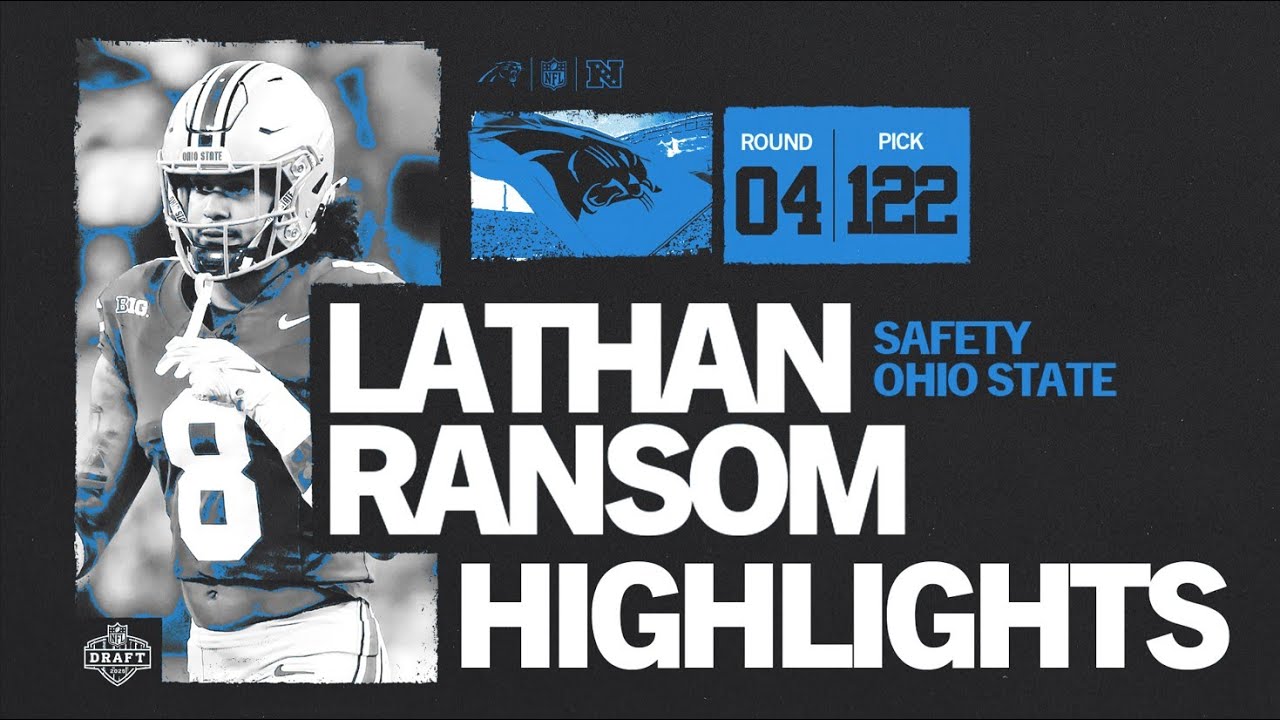 4th Round Pick Safety Lathan Ransom College Highlights | Carolina Panthers