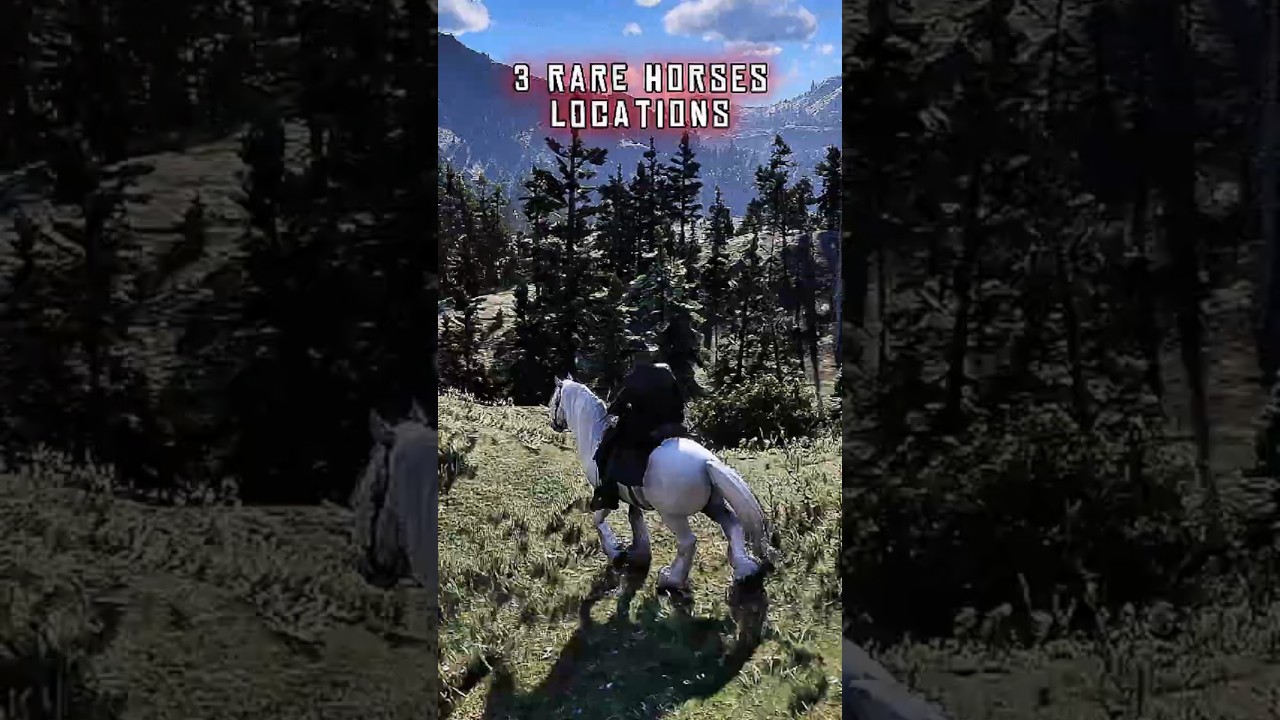 Top 3 Most RARE Horses in Red Dead Redemption 2