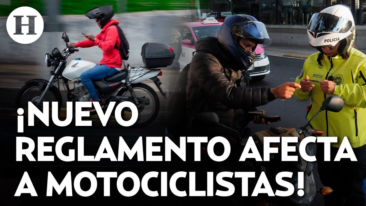 &iexcl;M&aacute;s restricciones a motociclistas! As&iacute; son los cambios en el nuevo reglamento de tr&aacute;nsito en Edomex