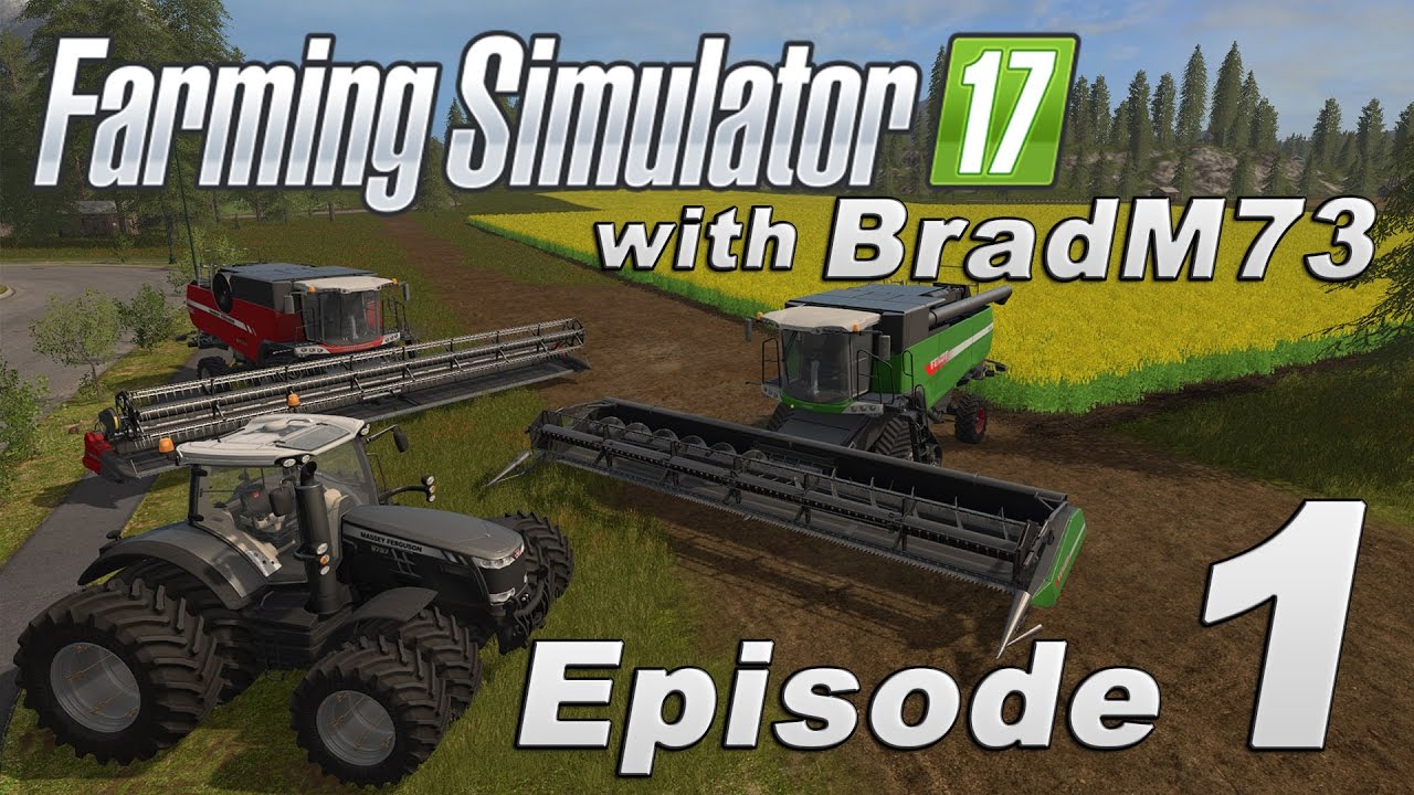 Farming Simulator 17 - Let's Play! - Episode 1 - Intro and Map Tour!!