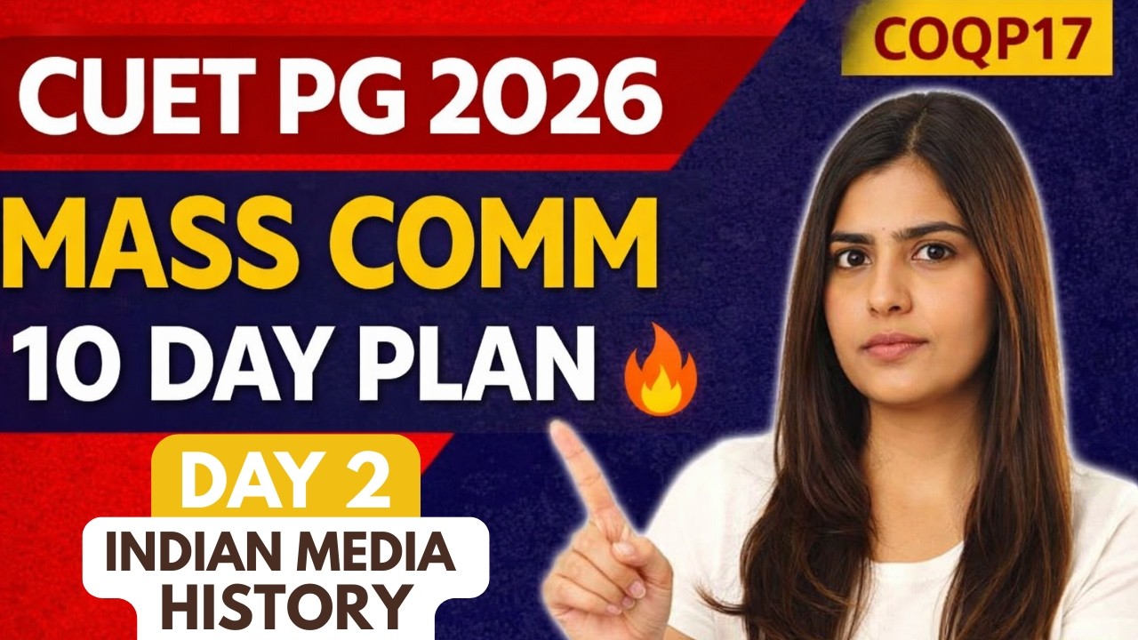 Day 3 - Power Revision ⚡ Indian Media History | CUET PG | BJMC