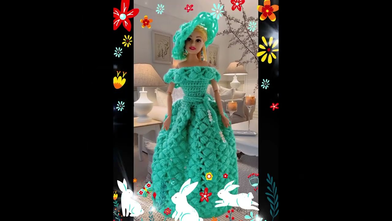 Doll dress texture model🤩👆🏻#clothes #subscribe #like #clothing #dress #viral