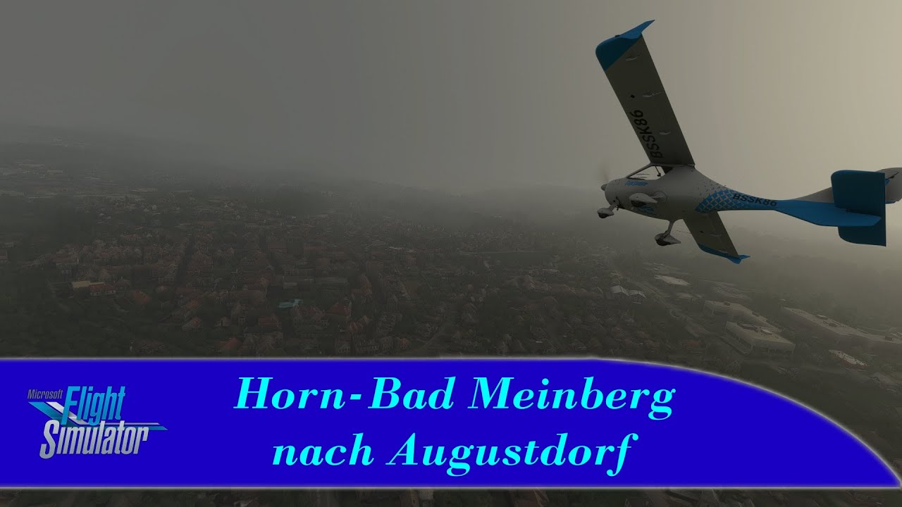 Von Horn-Bad Meinberg nach Augustdorf - Turbulentes Wetter - Lets Play German - MSFS2020