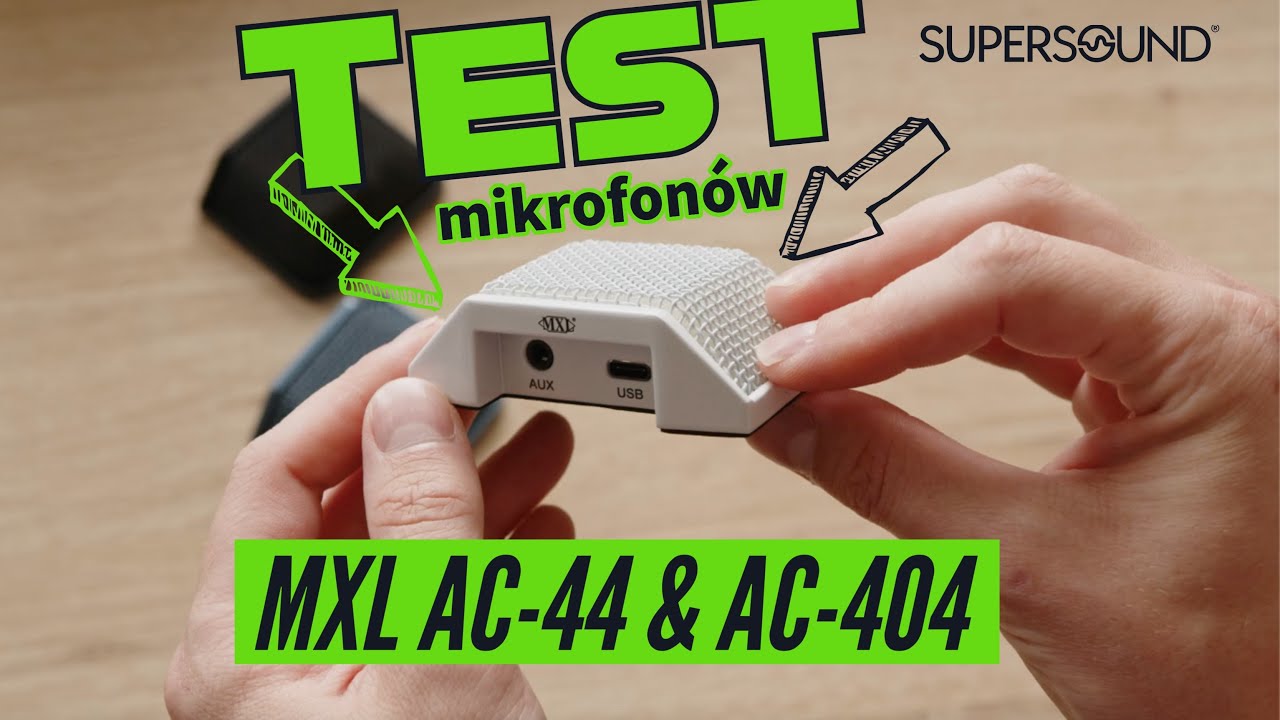 Testujemy mikrofony MXL AC-40 i AC-404