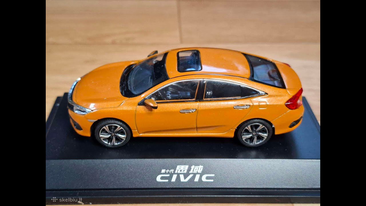 Литая модель Honda Civic в масштабе 