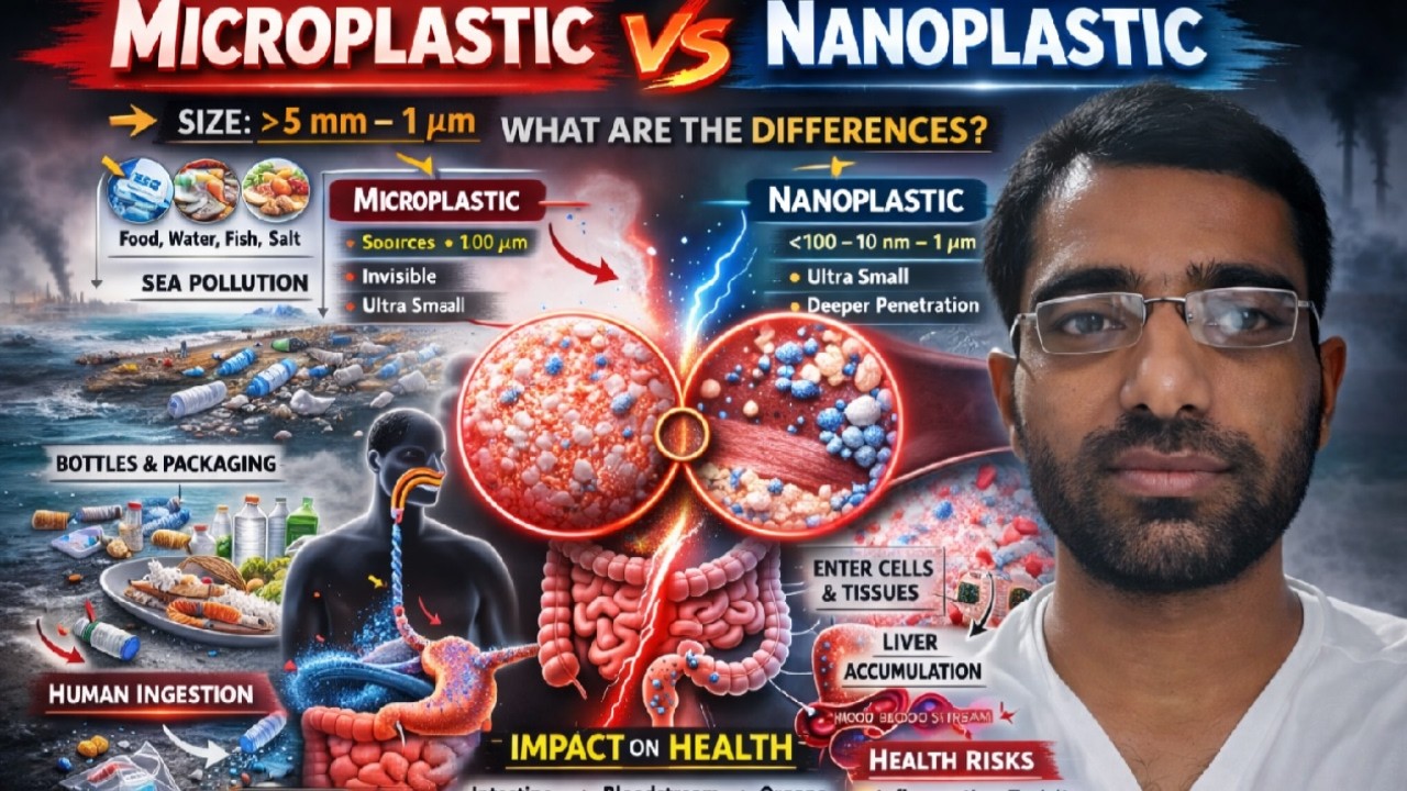 What is Microplastic and nano plastic ? How it impact the climate and health I   ! 😱 I live