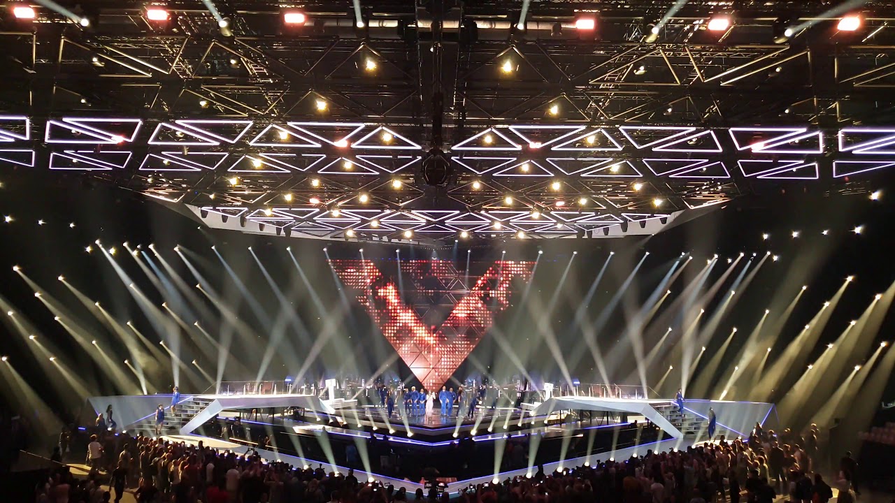 Eurovision 2019 Grand final Opening (rehearsal - loud bass)
