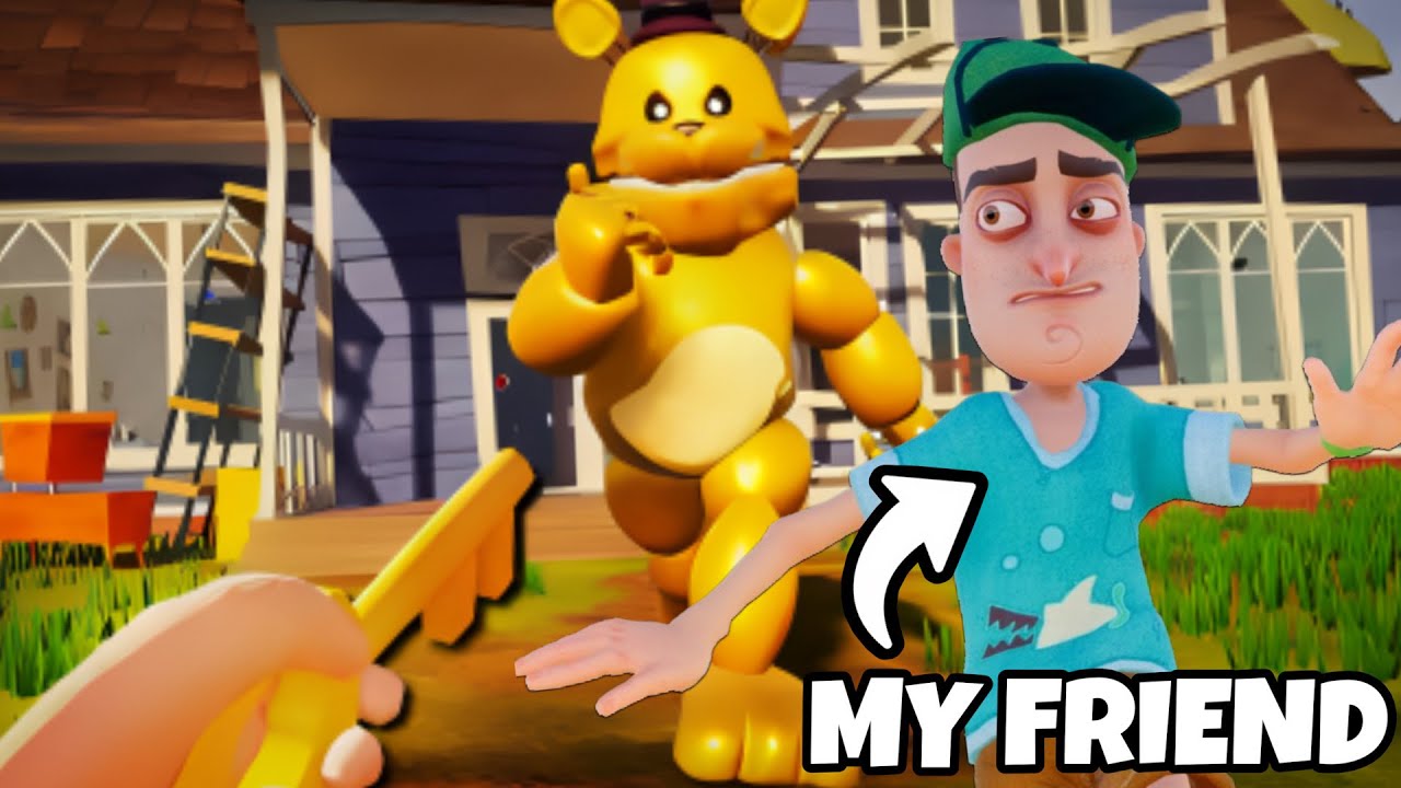 Fast Fredbear Is INSANE in Hello Neighbor Multiplayer