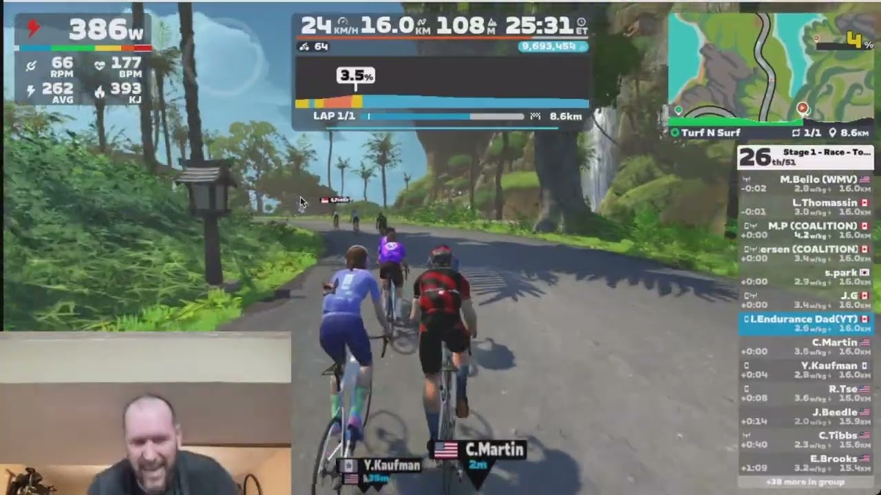 Stage 1 - Race- Tour de Zwift