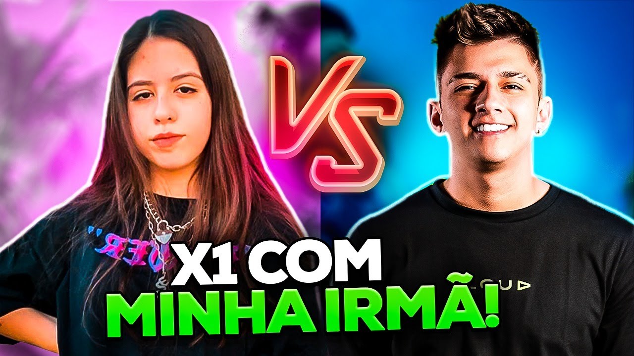 X1 COM MINHA IRMÃ - ELA GANHOU??