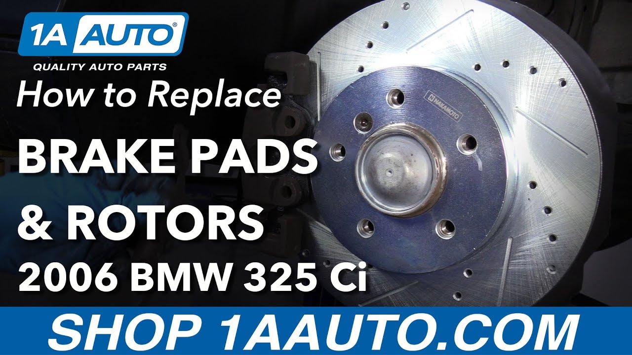 How to Replace Front Brakes 01-06 BMW 325Ci