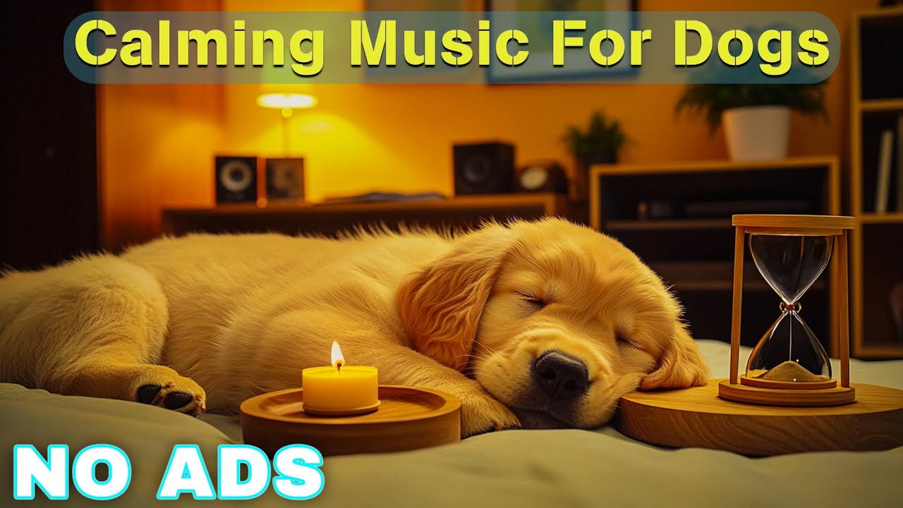 12 Hours Of Healing Dog Music 🎵 Dog Calming Music for Separation Anxiety ✨💖 Puppy Sleeping Music 💤