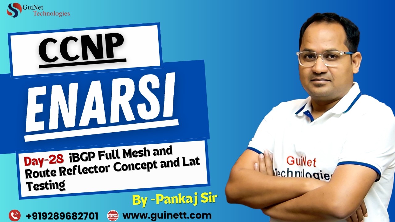 CCNP ENARSI Lecture 28: iBGP Full Mesh and Route Reflector Concept and Lat Testing