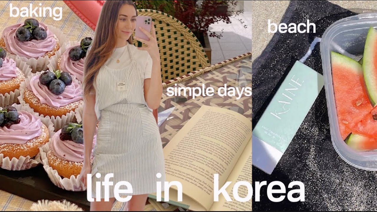 Surviving summer in KOREA 🌦️ baking class, rainy days + secret project REVEAL!