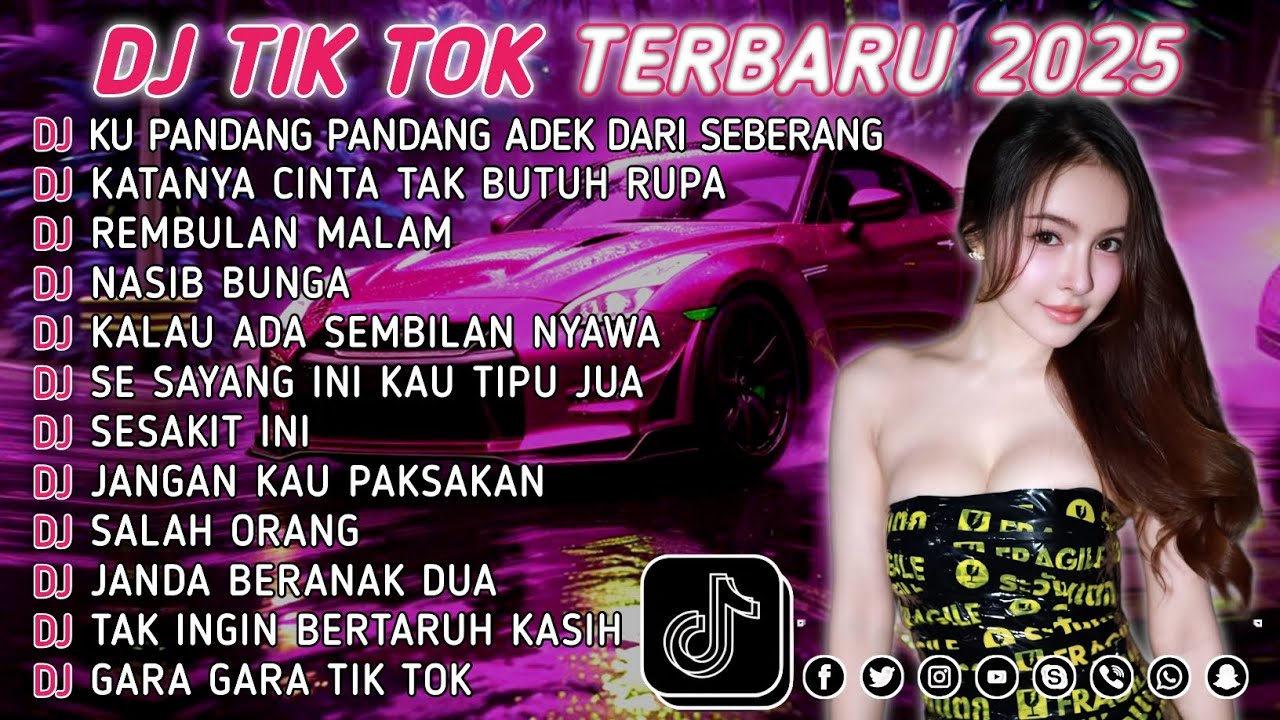 DJ TIKTOK TERBARU 2025 || DJ CINTA DARI SEBERANG 🎵 DJ KATANYA CINTA TAK BUTUH RUPA 🎵 FULL ALBUM❗❗