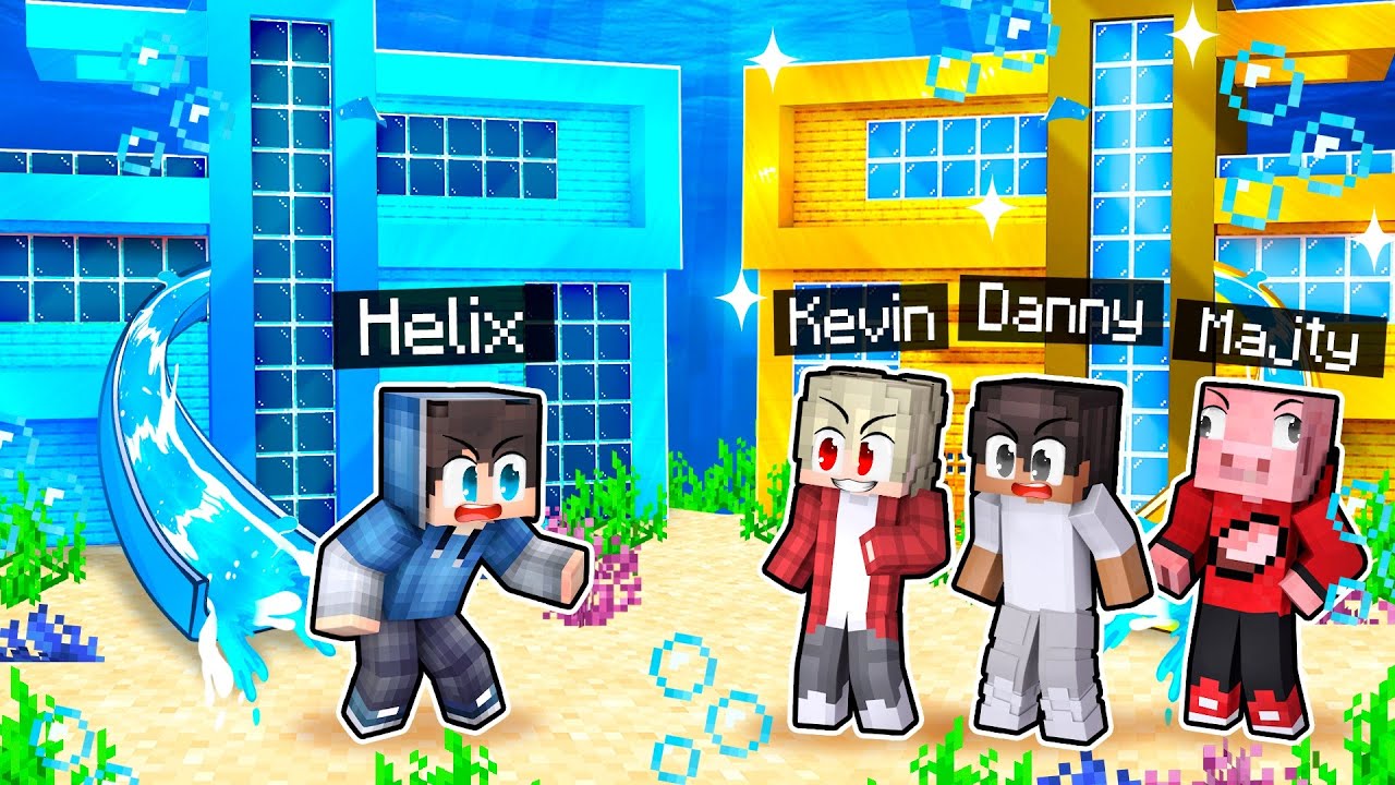 Helix vs KAMARÁDI: Epický PODVODNÍ Dům Ve Stavěcí Soutěži!