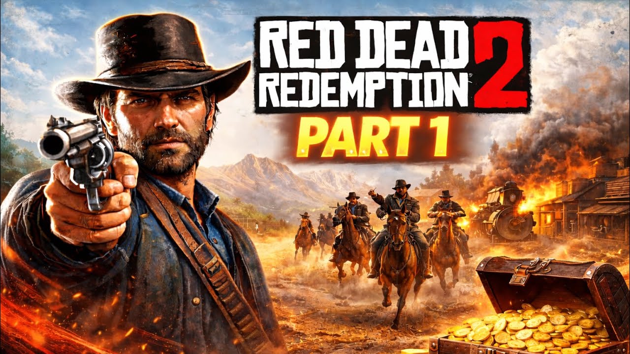 PART - 1 🔥“Red Dead Redemption 2 Full Story Gameplay | Hindi” | DHRUV GAMING T7