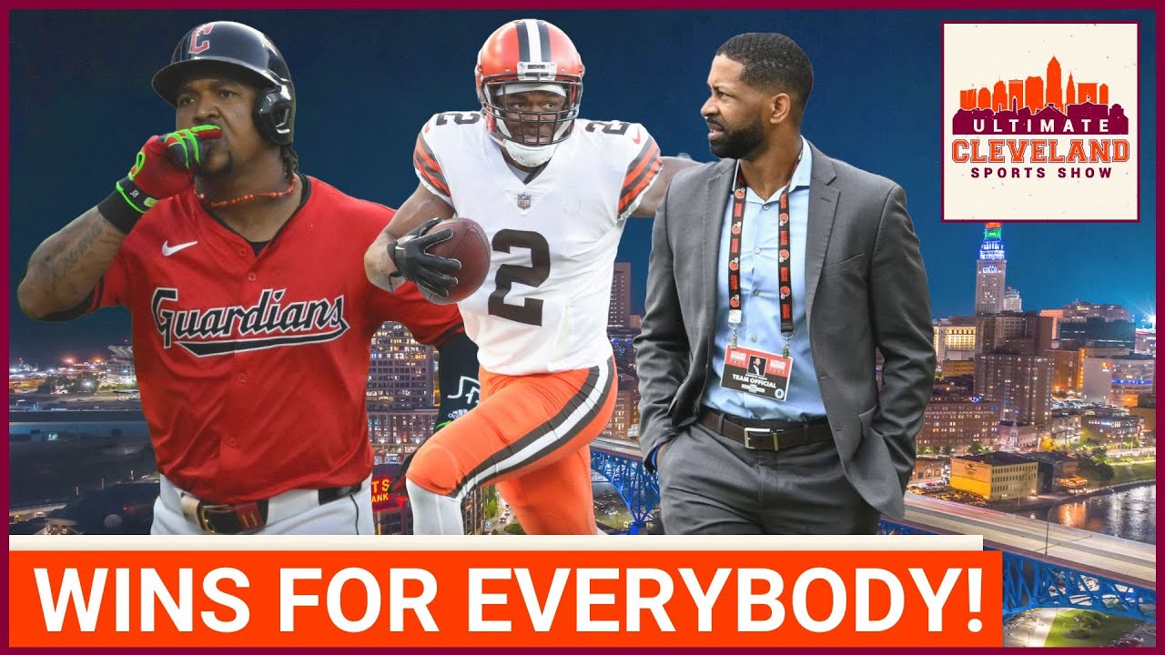 Amari Cooper is at Cleveland Browns camp w/ a new deal & the Guardians get back in the W column