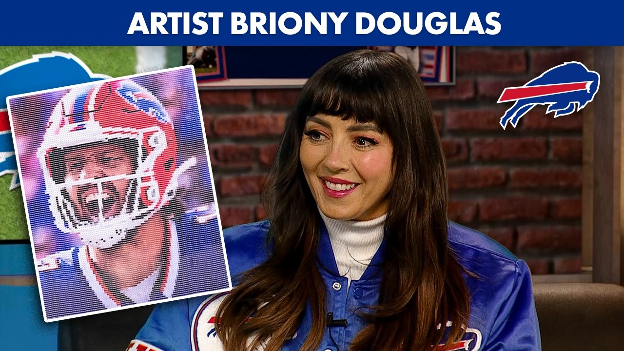 Visual Artist Briony Douglas Talks Josh Allen Artwork & More! | Buffalo Bills Women's History Month