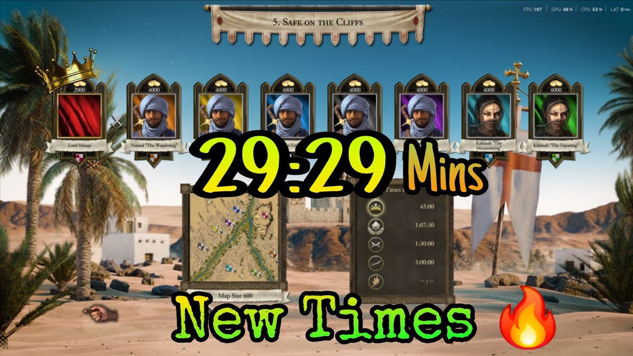Safe on the Cliffs – Trail of the Falcon (миссия 5) Fast | Stronghold Crusader Definitive Edition
