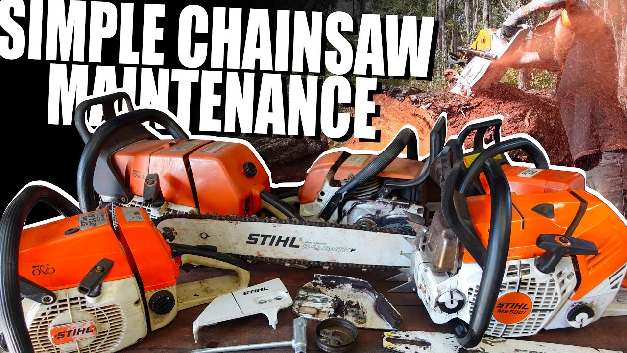 SIMPLE Chainsaw Maintenance | Summer Service