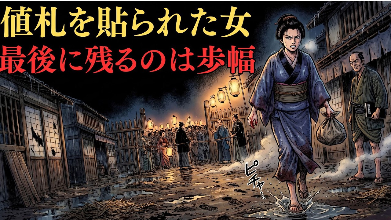 噂は値札になる――女ひとり街道を歩いただけで“終わる”江戸。最後に残るのは銭じゃない、折れない歩幅だけだ