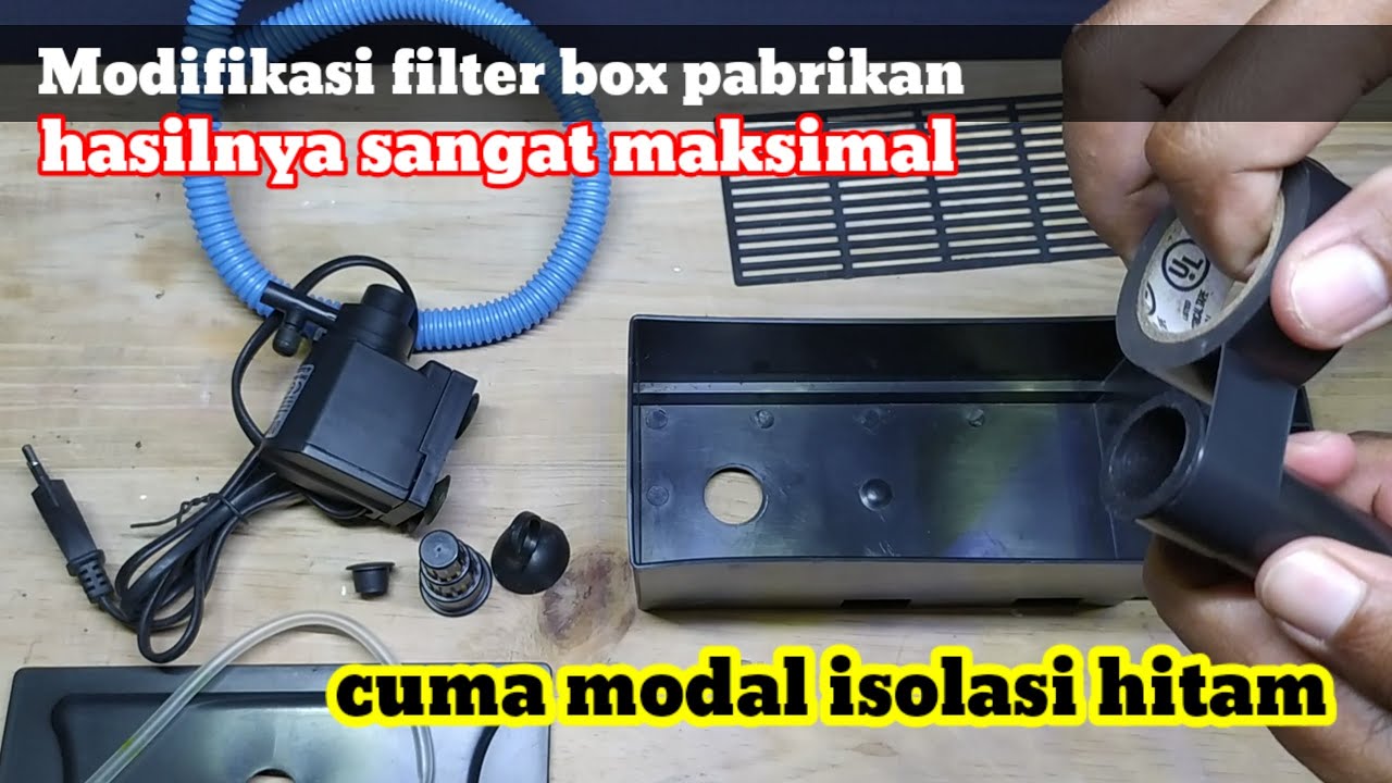 Modifikasi filter set box pabrikan untuk pemula