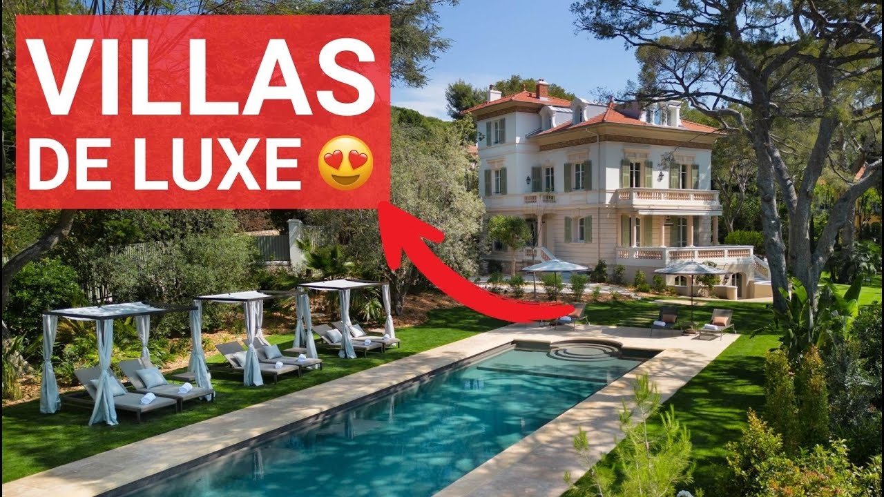 TOP 5 des VILLAS de LUXE sur la Côte d'Azur que les Riches s'ARRACHENT! (Avec Service Hôtelier)