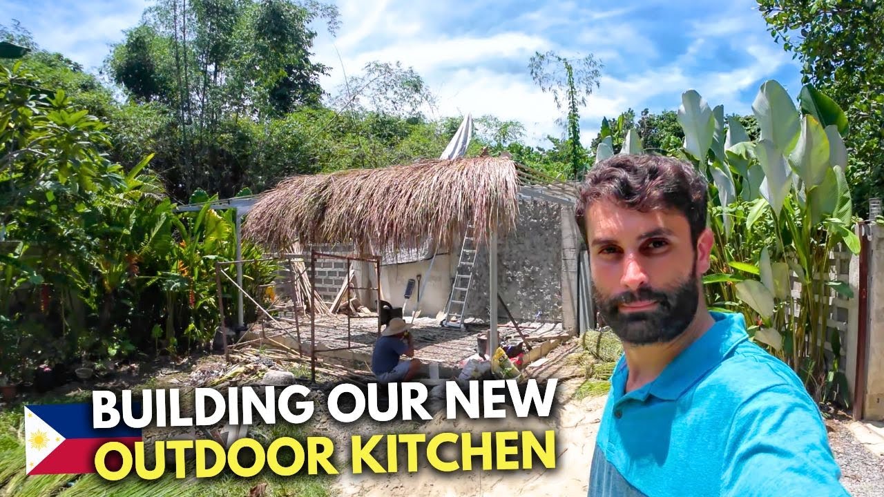 Constructing the Roof for Our Outdoor Kitchen | Island Life, Palawan, Philippines