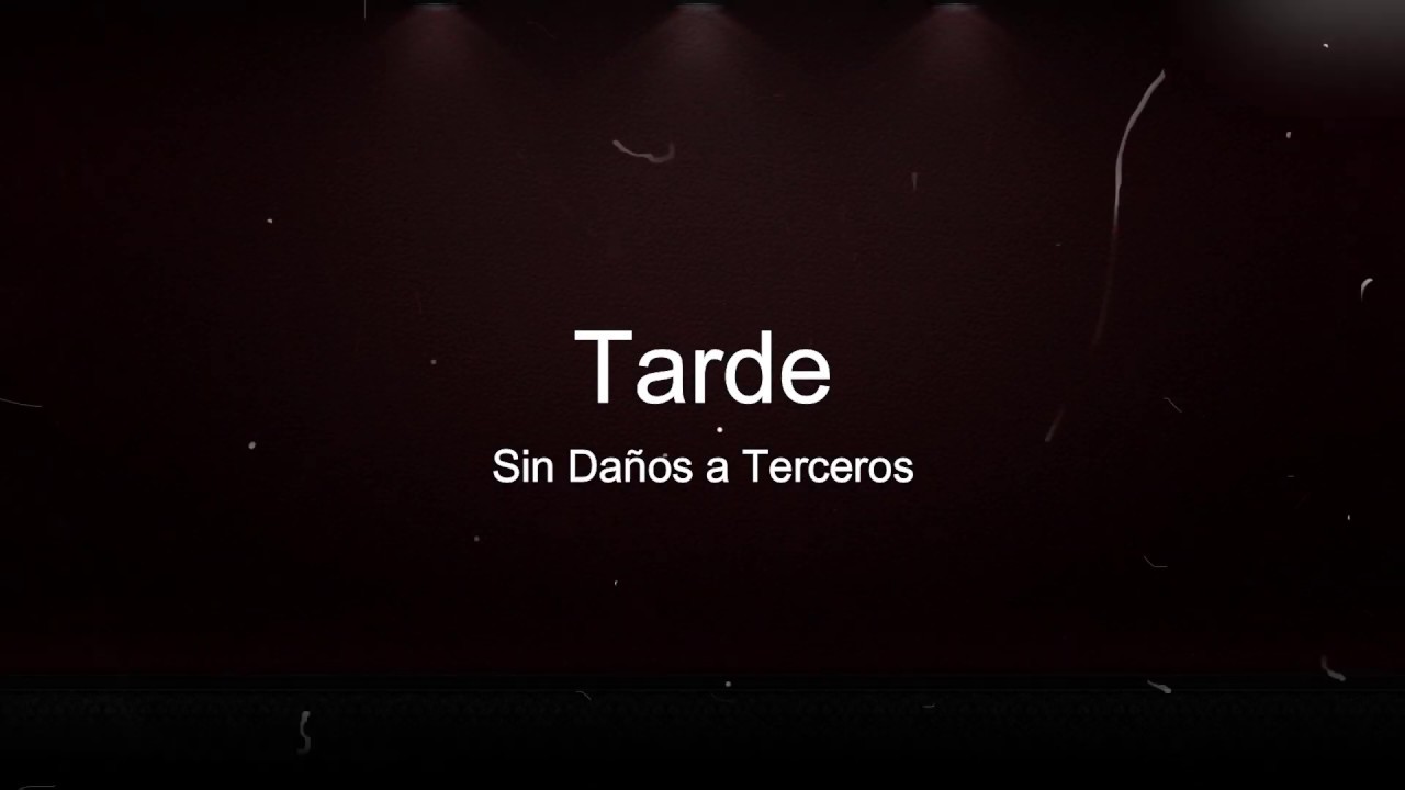 Ricardo Arjona Tarde Sin Da&ntilde;os a Terceros KARAOKE