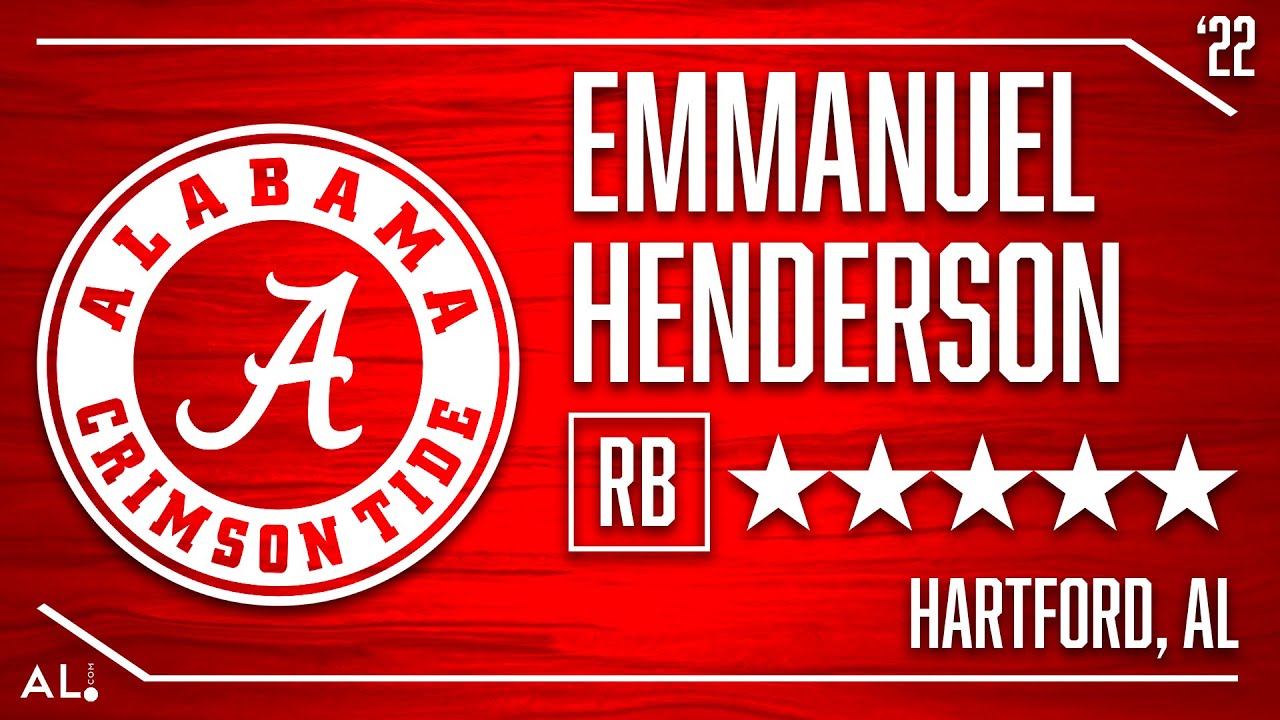 Alabama 2022 Signees: 5-star RB Emmanuel Henderson Highlights
