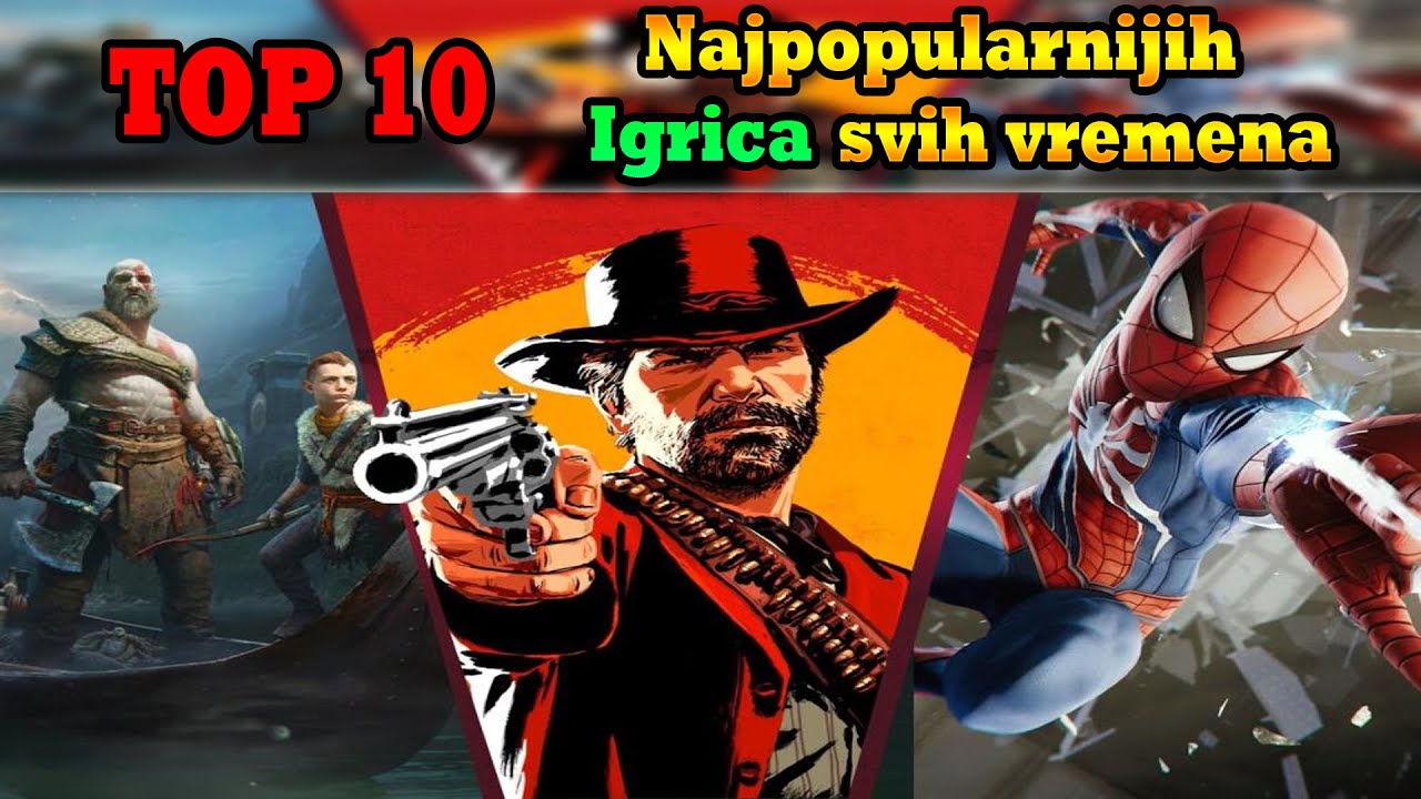 TOP 10: Najpopularnijih Igrica Svih Vremena