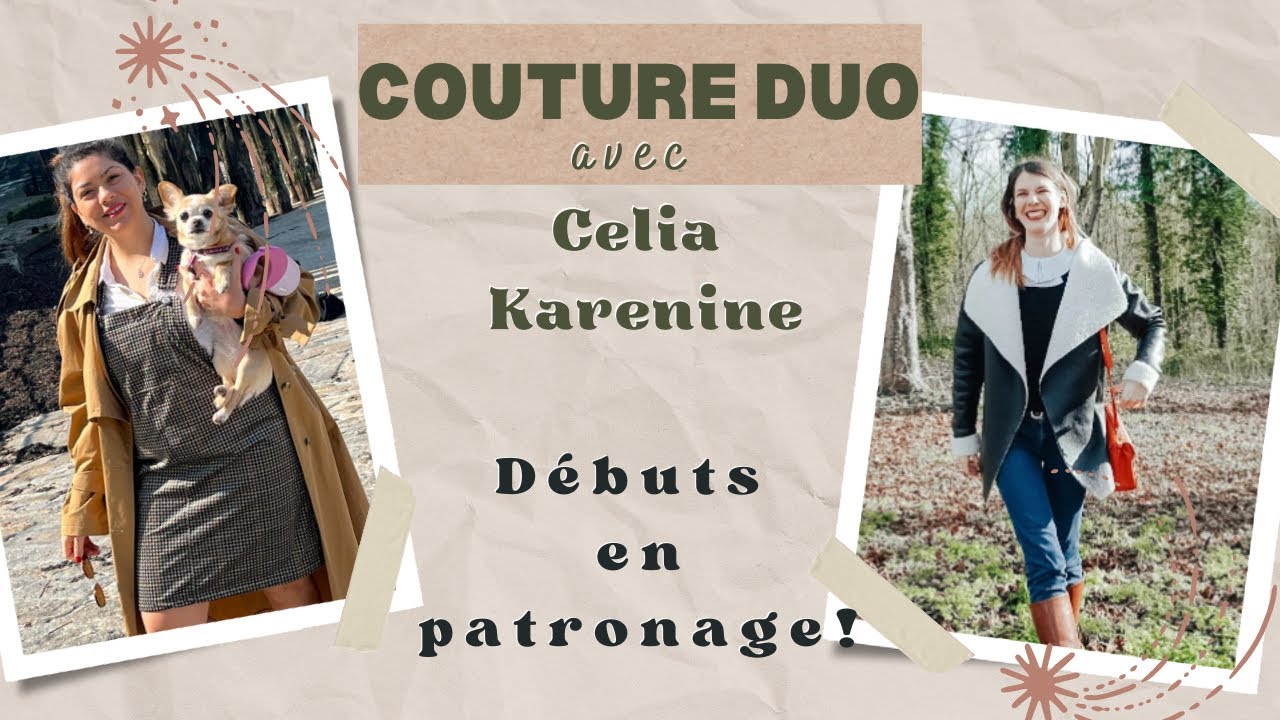 Couture Duo avec @CéliaKarenine  - Patronage et broderie anglaise !
