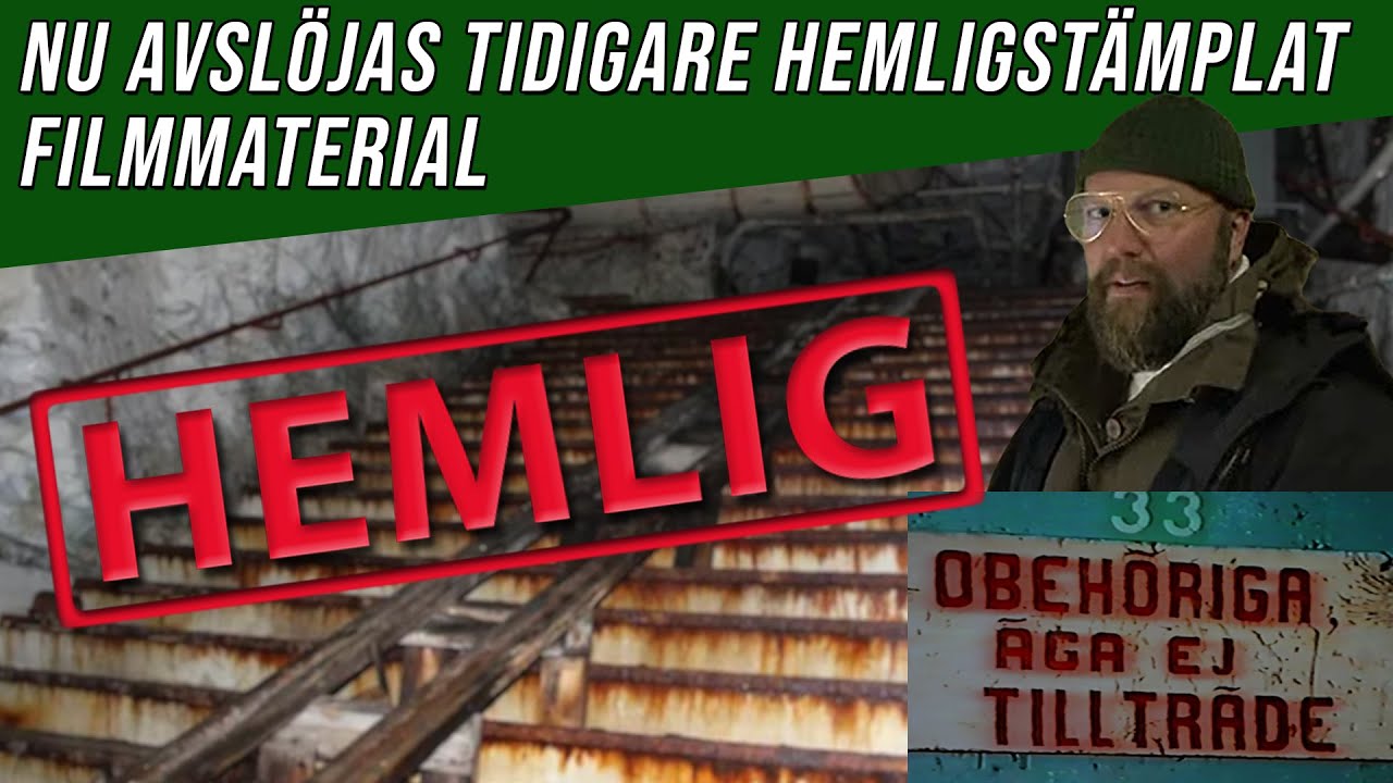 Bodens fästning - tidigare hemligstämplad film från en av Sveriges mäktigaste platser