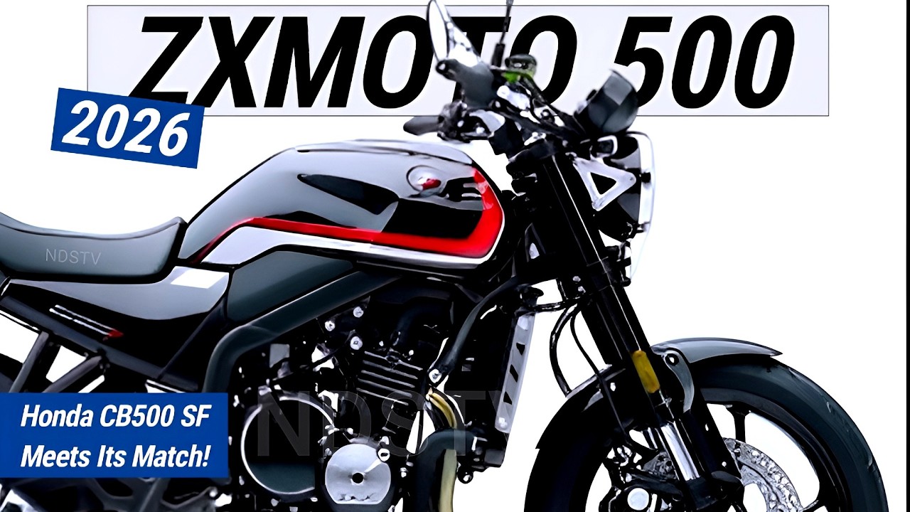 Honda CB500 SF встречает достойного соперника! Представлен новый ZXMOTO 500 2026 года!