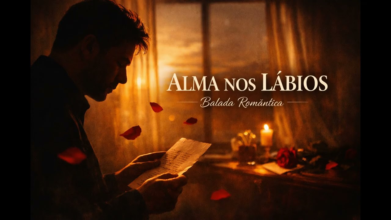 🖤 Alma nos Lábios 💔🎹 | Balada Romântica Brasileira | Canção de Amor Profunda