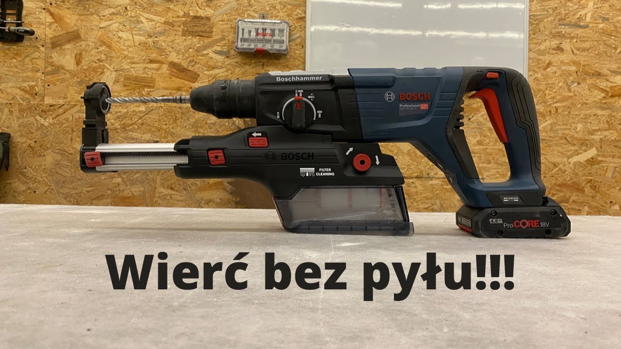 Jak pracować bezpyłowo? Sprawdzam systemy odsysania pyłu Bosch Professional- remont4you