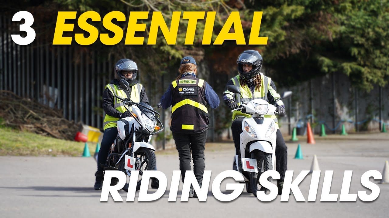 Top three most essential riding skills for motorcyclists