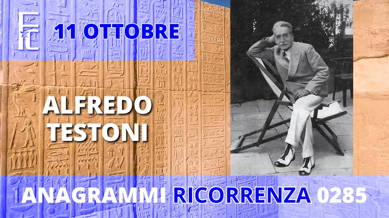 Alfredo Testoni Ricorrenza 11 ottobre