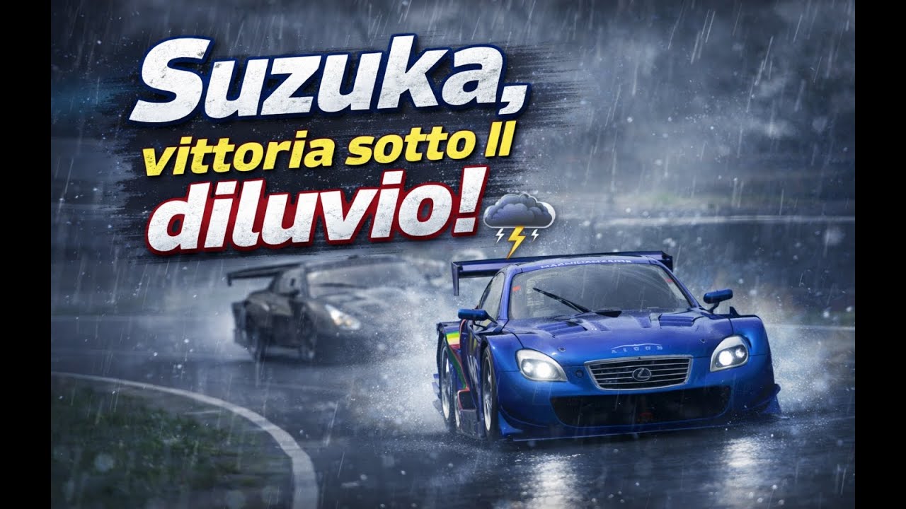 Prima Vittoria sul bagnato a Suzuka con Ingegnere di pista Antonio - Daily C Full Race #psvr2 #gt7