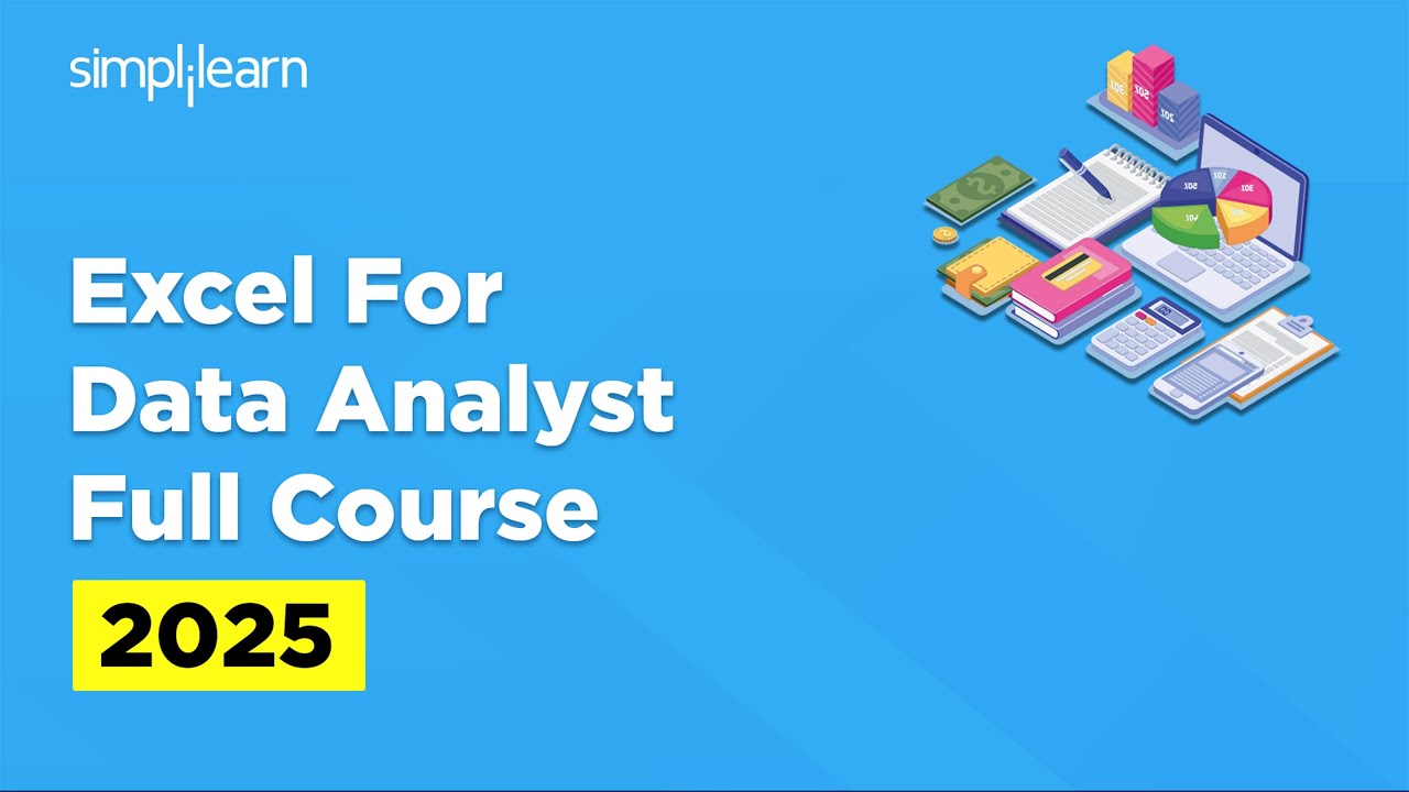 Excel Data Analysis Full Course 2026 | Excel Data Analysis Tutorial For Beginners | Simplilearn