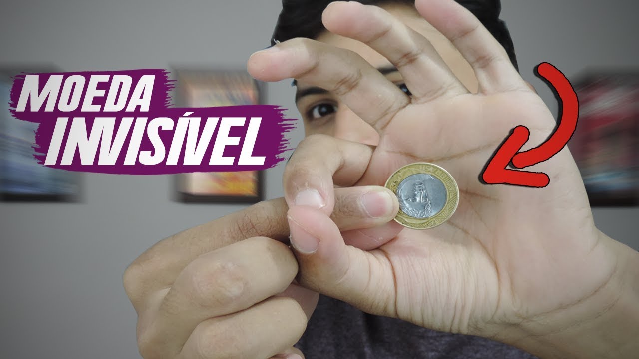Essa Mágica vai BUGAR todos seus AMIGOS!! (Tutorial) - Moeda Invisível
