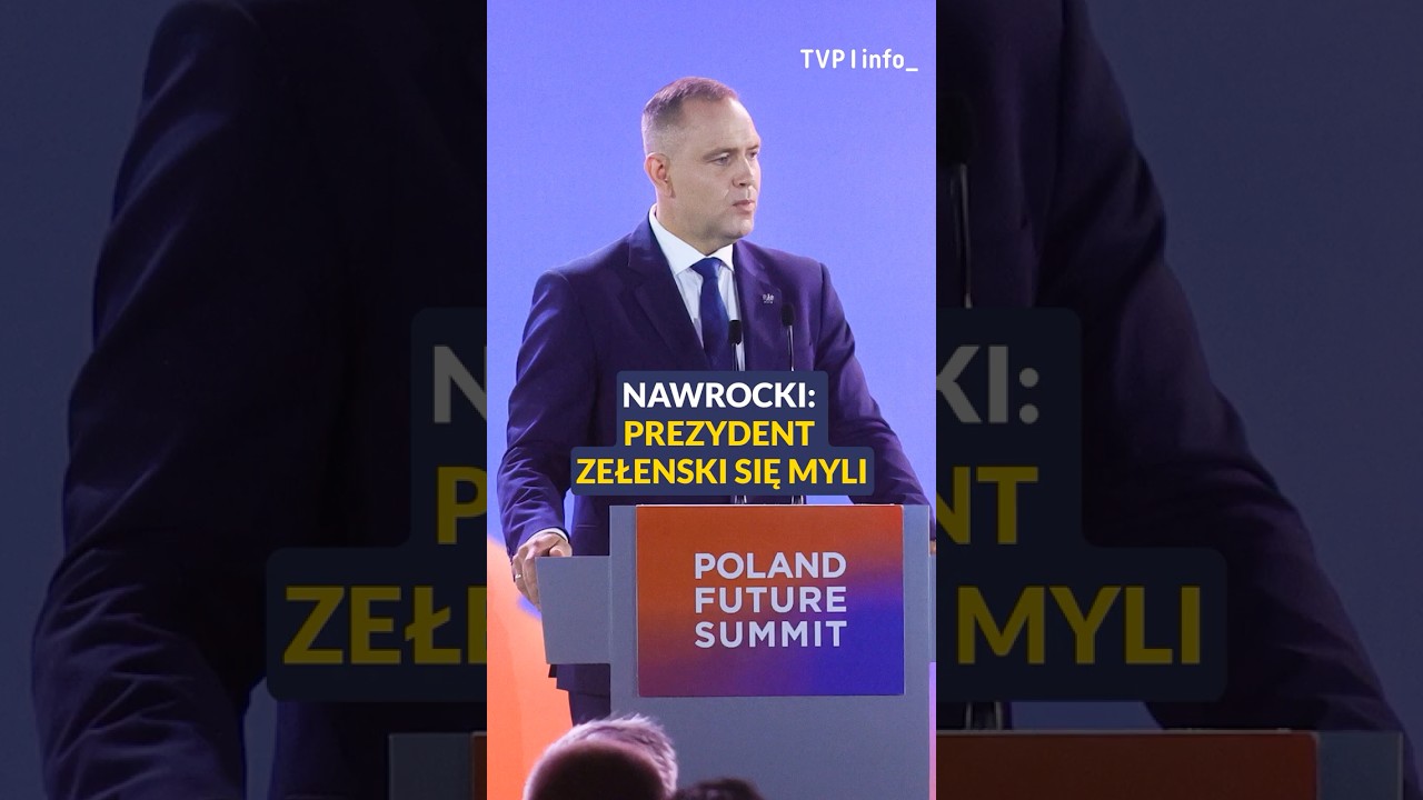 Nawrocki: prezydent Zełenski się myli #polityka #polska #ukraina #shorts