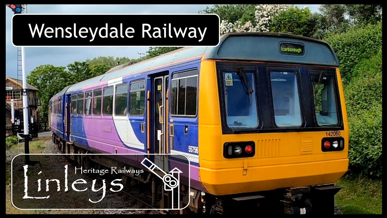 Wensleydale Railway • Bedale Station • Pacer 142 Services • Heritage Railway