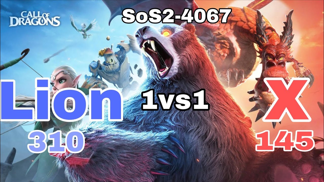 [ War Zone 1 ] War Zone 1  Lion vs X SoS2-4067 || Full War Day 1 || Call Of Dragons