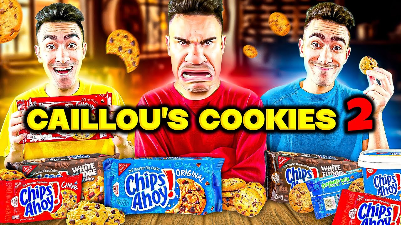 Caillou Gets Caught Sneaking Cookies Again | Funny Puppet Skit