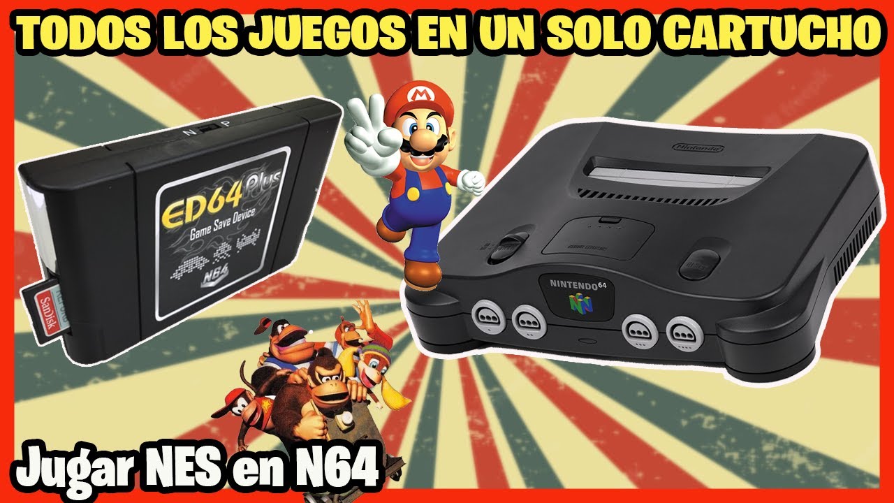 Revive todos los juegos de Nintendo 64 y NES con ED64 PLUS