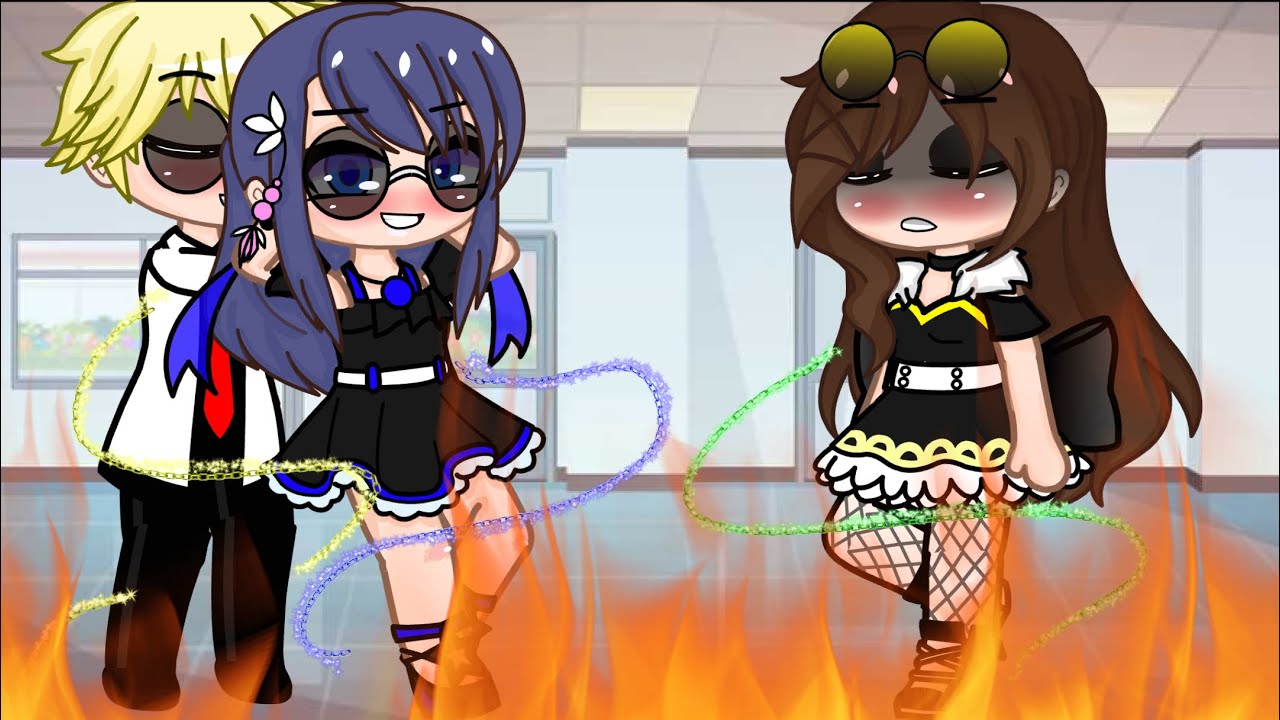 Looking at me/glmv/miraculous￼ ladybug au/gacha club/enjoy